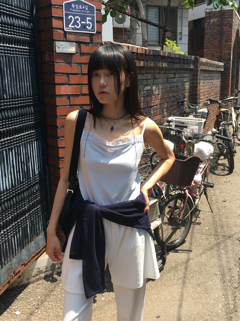 BAKING POWDER韓國直郵實拍女士新款時尚休閑吊帶背心無袖BAKING POWDER吊帶/背心