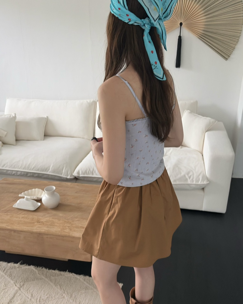 PEBBLE韓國代購女裝新款熱賣26夏季推薦人氣吊帶背心無袖PEBBLE吊帶/背心