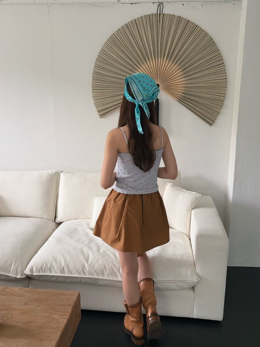 PEBBLE韓國東大門直郵女士新品時尚26夏季熱賣人氣休閑短裙PEBBLE短裙