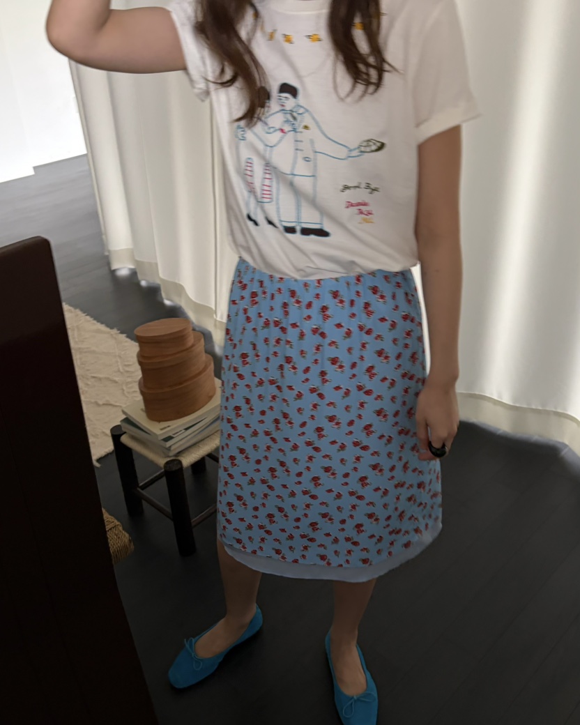 PEBBLE韓國代購女裝新品人氣26夏季時尚休閑半身裙中短裙PEBBLE半身裙/中短裙