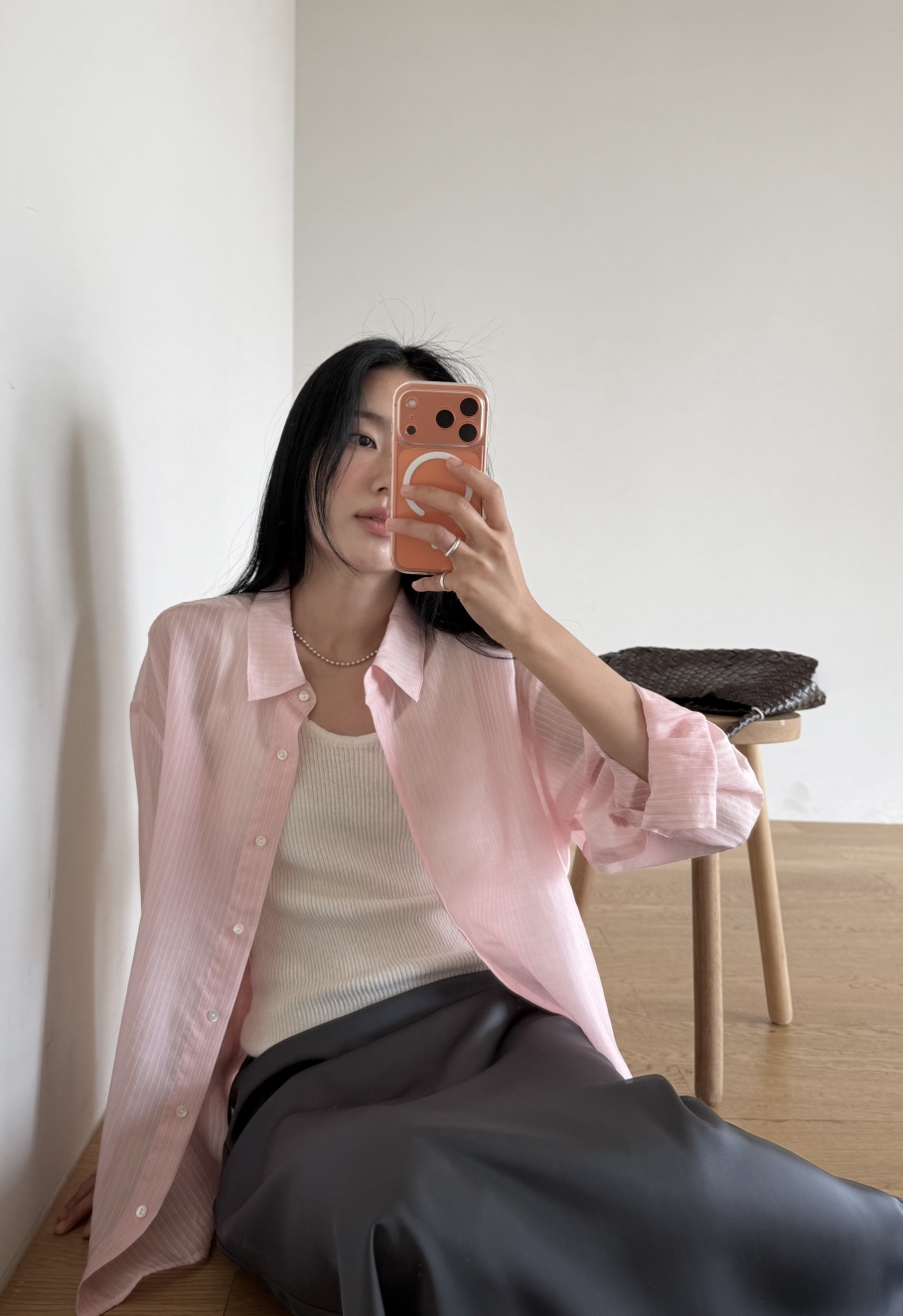 AMY GRACE-A韓國東大門代購女裝新款熱賣時尚襯衫蕾絲衫AMY GRACE襯衫/蕾絲衫