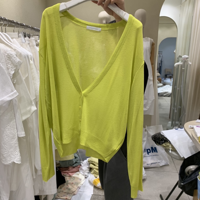 BROCCOLISALAD韓國東大門代購女士新款休閑人氣26夏季開衫BROCCOLISALAD開衫圖色3