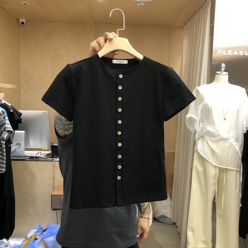 PLEASURE韓國直郵女裝新品人氣26夏季休閑推薦熱賣時尚T恤PLEASURET恤圖色2