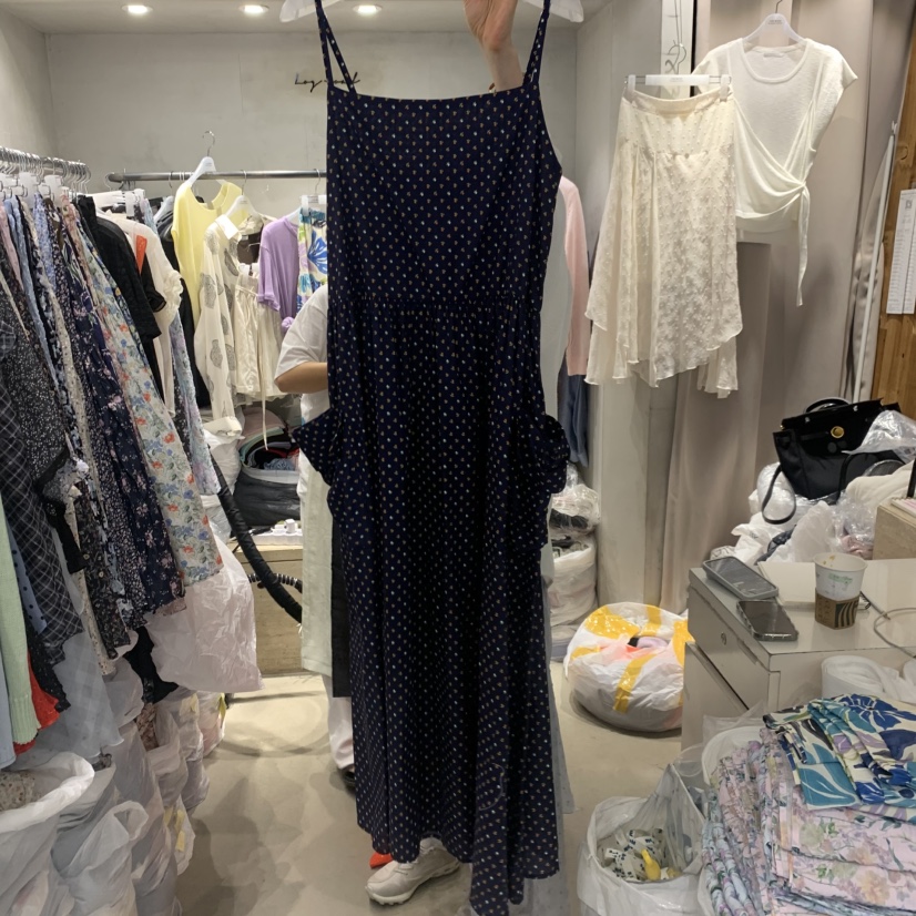 LOGROAD東大門實拍韓國女士新品休閑26夏季推薦連衣裙OPSLOG ROAD連衣裙圖色2