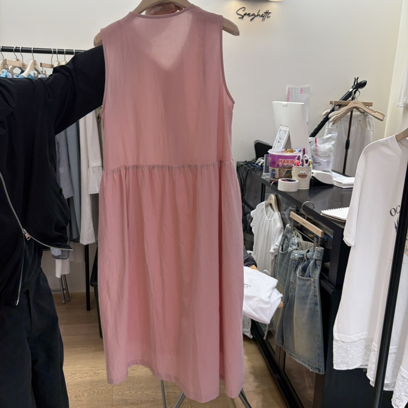 SPAGHETTI韓國代購女裝新品人氣熱賣休閑26夏季推薦連衣裙spaghetti連衣裙