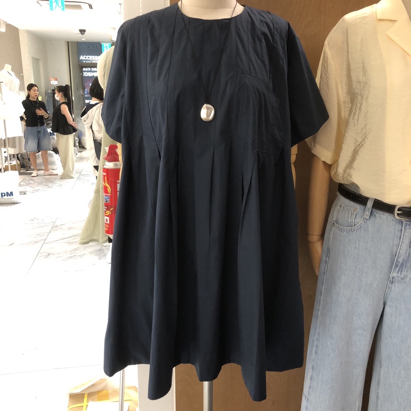 BLAIR韓國東大門直郵女裝新品推薦時尚人氣休閑連衣裙褶裥BLAIR seoul連衣裙圖色2
