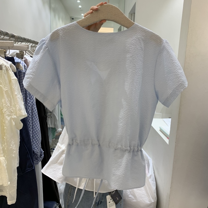 ASOME韓國東大門直郵女裝新品熱賣人氣26夏季休閑襯衫蕾絲衫A.SOME襯衫/蕾絲衫