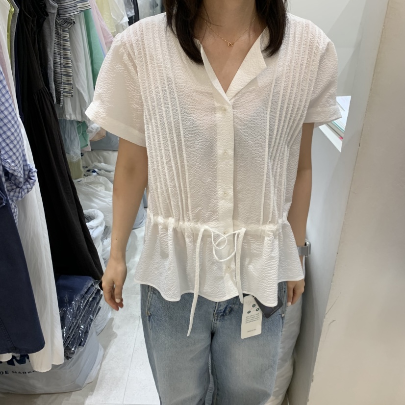 ASOME韓國東大門直郵女裝新品熱賣人氣26夏季休閑襯衫蕾絲衫A.SOME襯衫/蕾絲衫圖色2