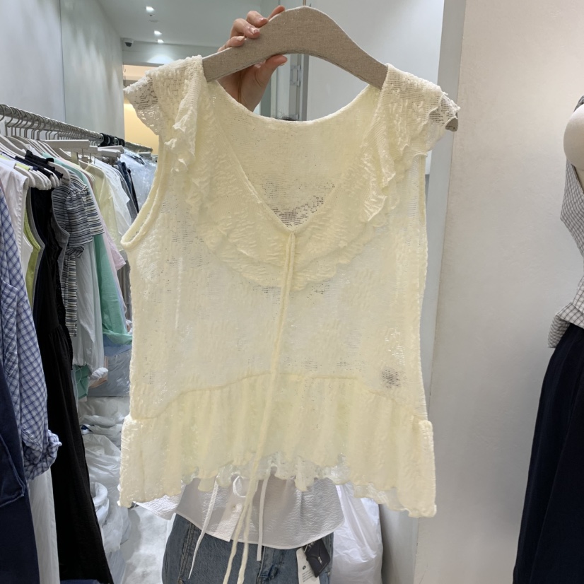 ASOME韓國直郵實拍女士新款26夏季熱賣推薦時尚吊帶背心無袖A.SOME吊帶/背心圖色1