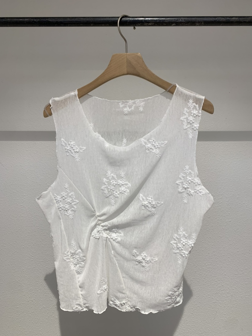 IR BIEN/BIENBIEN韓國代購女士新品時尚吊帶背心網眼無袖IR BIEN/BIENBIEN吊帶/背心圖色1
