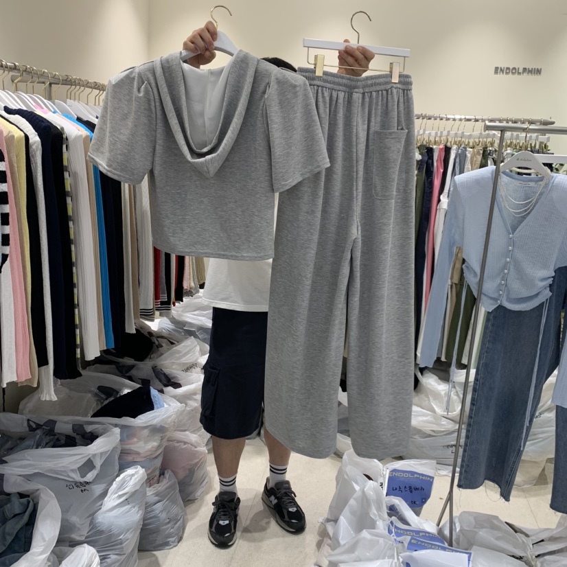ENDOLPHIN韓國直郵女裝新品熱賣時尚推薦休閑人氣26夏季套裝ENDOLPHIN套裝