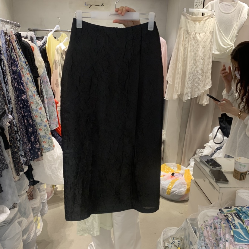 LOGROAD韓國直郵女士新款熱賣26夏季時尚休閑半身裙中短裙LOG ROAD半身裙/中短裙圖色2