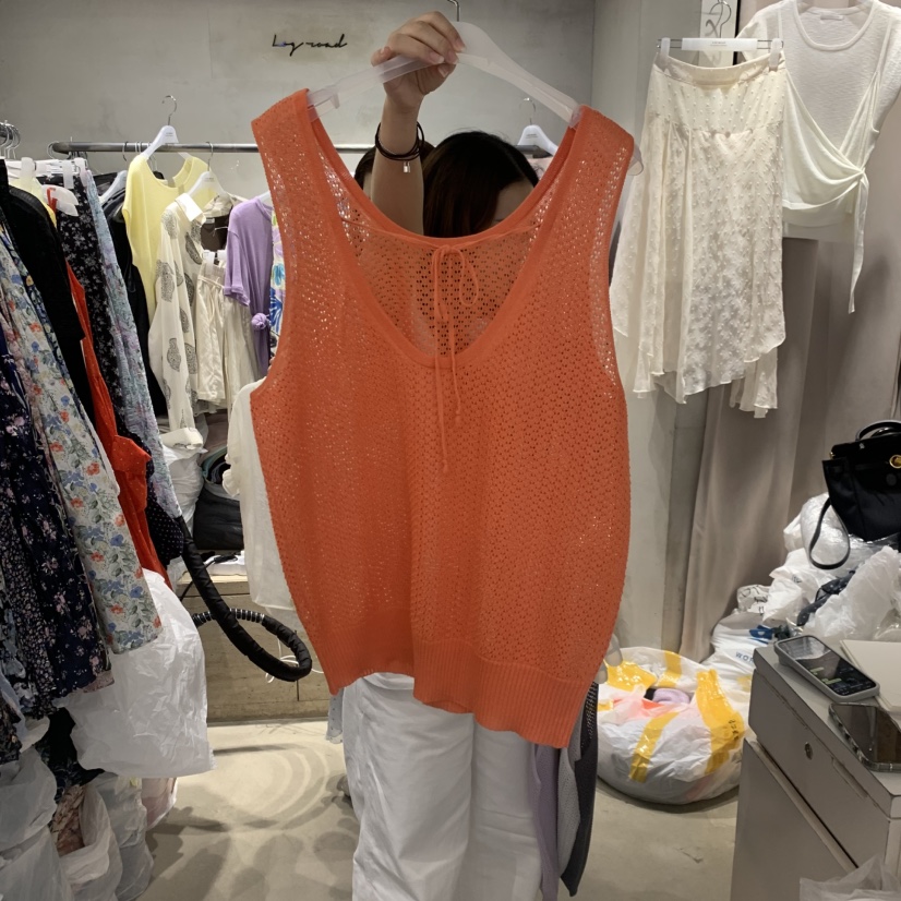 LOGROAD韓國直郵女裝新品人氣熱賣26夏季休閑推薦吊帶背心LOG ROAD吊帶/背心
