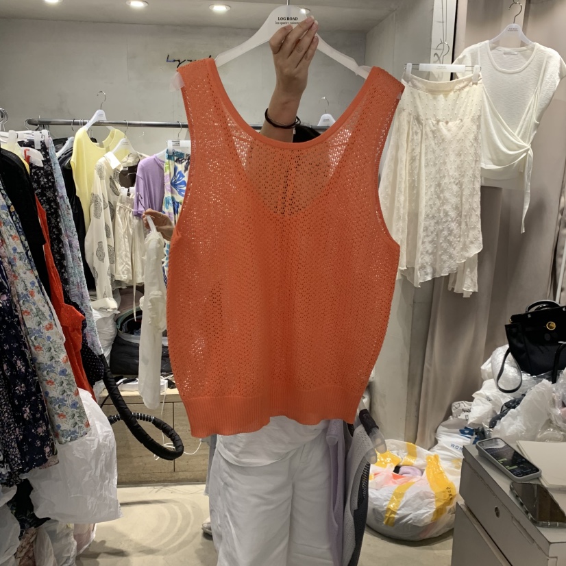 LOGROAD韓國直郵女裝新品人氣熱賣26夏季休閑推薦吊帶背心LOG ROAD吊帶/背心圖色1