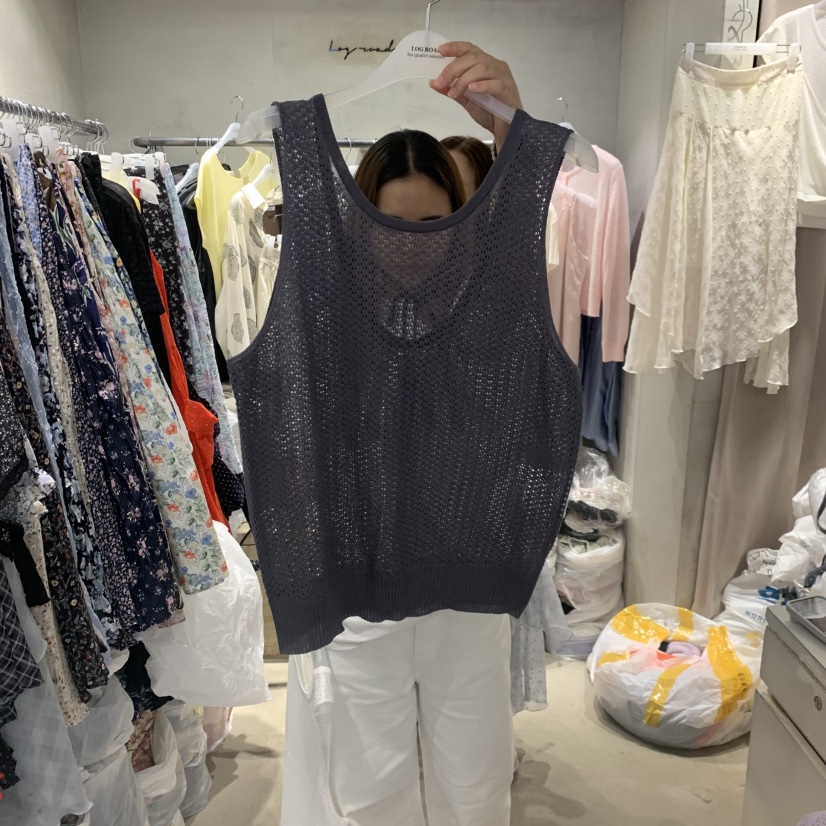 LOGROAD韓國直郵女裝新品人氣熱賣26夏季休閑推薦吊帶背心LOG ROAD吊帶/背心圖色4