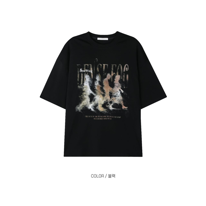 ALL OVER韓國直郵實拍女裝新品時尚26夏季熱賣T恤男女同款ALL OVERT恤圖色3