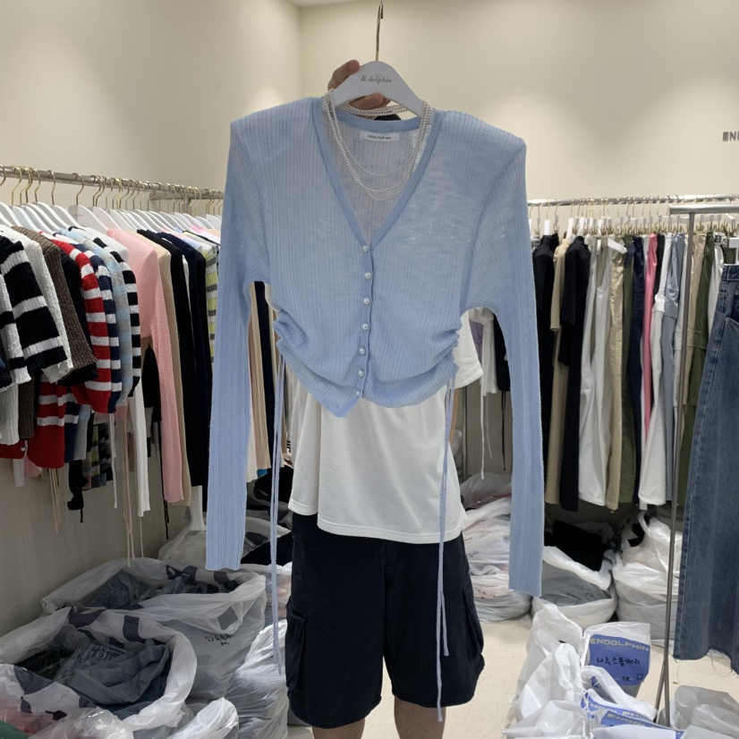 ENDOLPHIN韓國東大門代購女裝新品26夏季熱賣休閑推薦開衫ENDOLPHIN開衫圖色2
