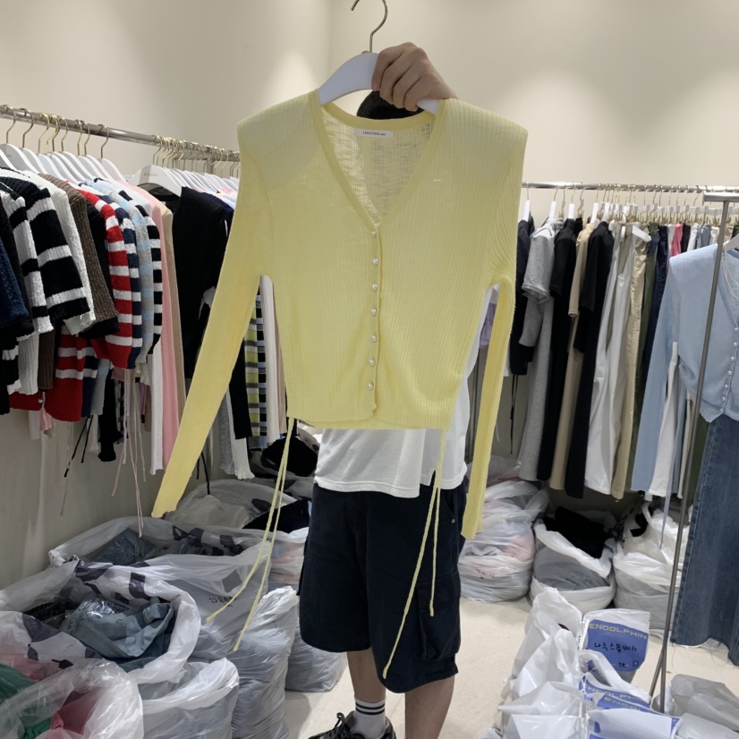 ENDOLPHIN韓國東大門代購女裝新品26夏季熱賣休閑推薦開衫ENDOLPHIN開衫圖色4