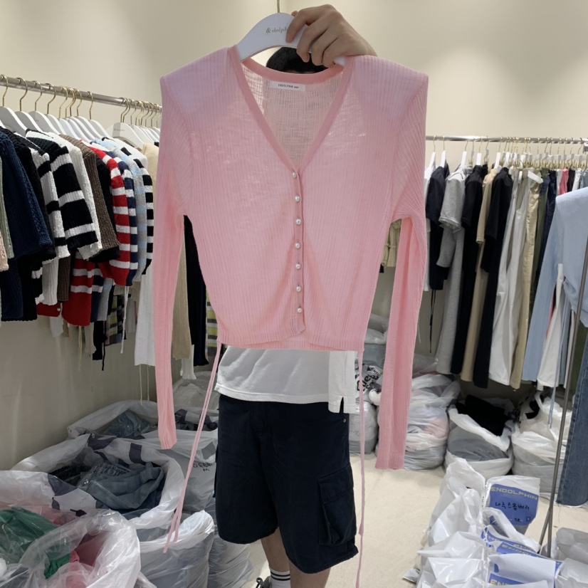 ENDOLPHIN韓國東大門代購女裝新品26夏季熱賣休閑推薦開衫ENDOLPHIN開衫圖色5