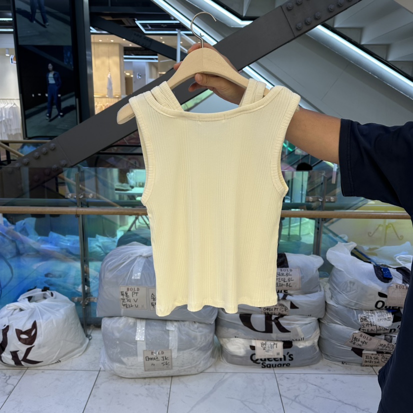 BOLD韓國代購女裝新品休閑時尚熱賣人氣26夏季吊帶背心假兩件BOLD吊帶/背心
