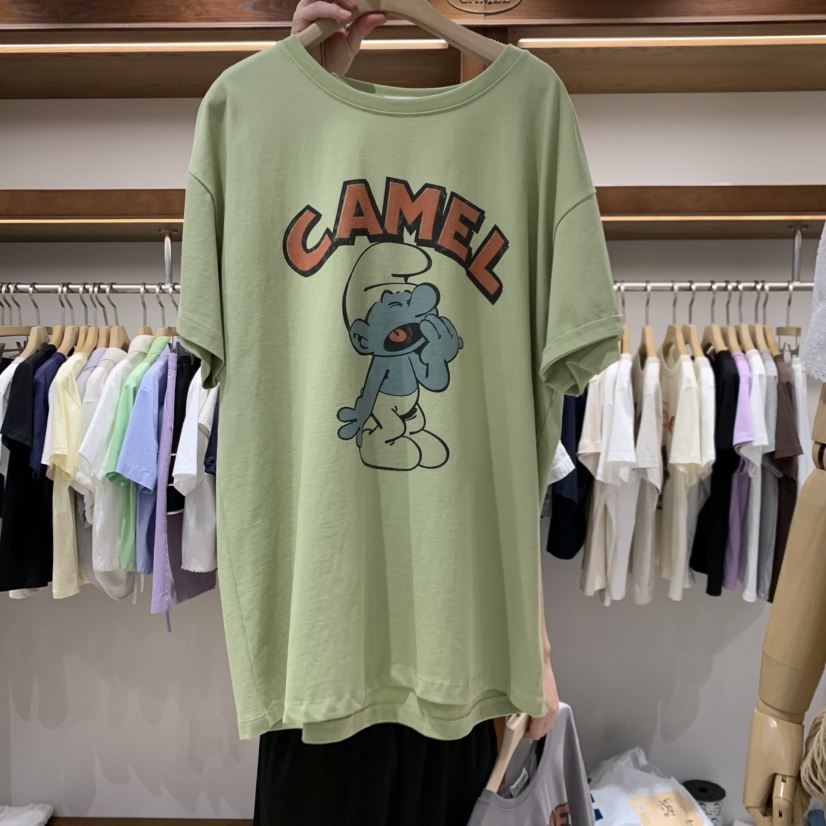 THE CAMEL韓國直郵實拍女士新品時尚T恤the came_l 家T恤圖色1