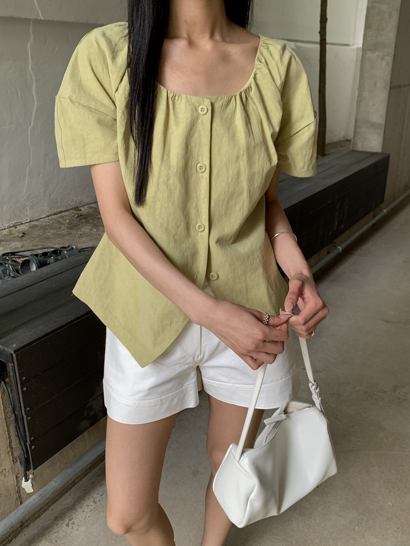 B_GARDER韓國直郵女士新品時尚休閑26夏季熱賣襯衫蕾絲衫B.GARDER襯衫/蕾絲衫圖色1