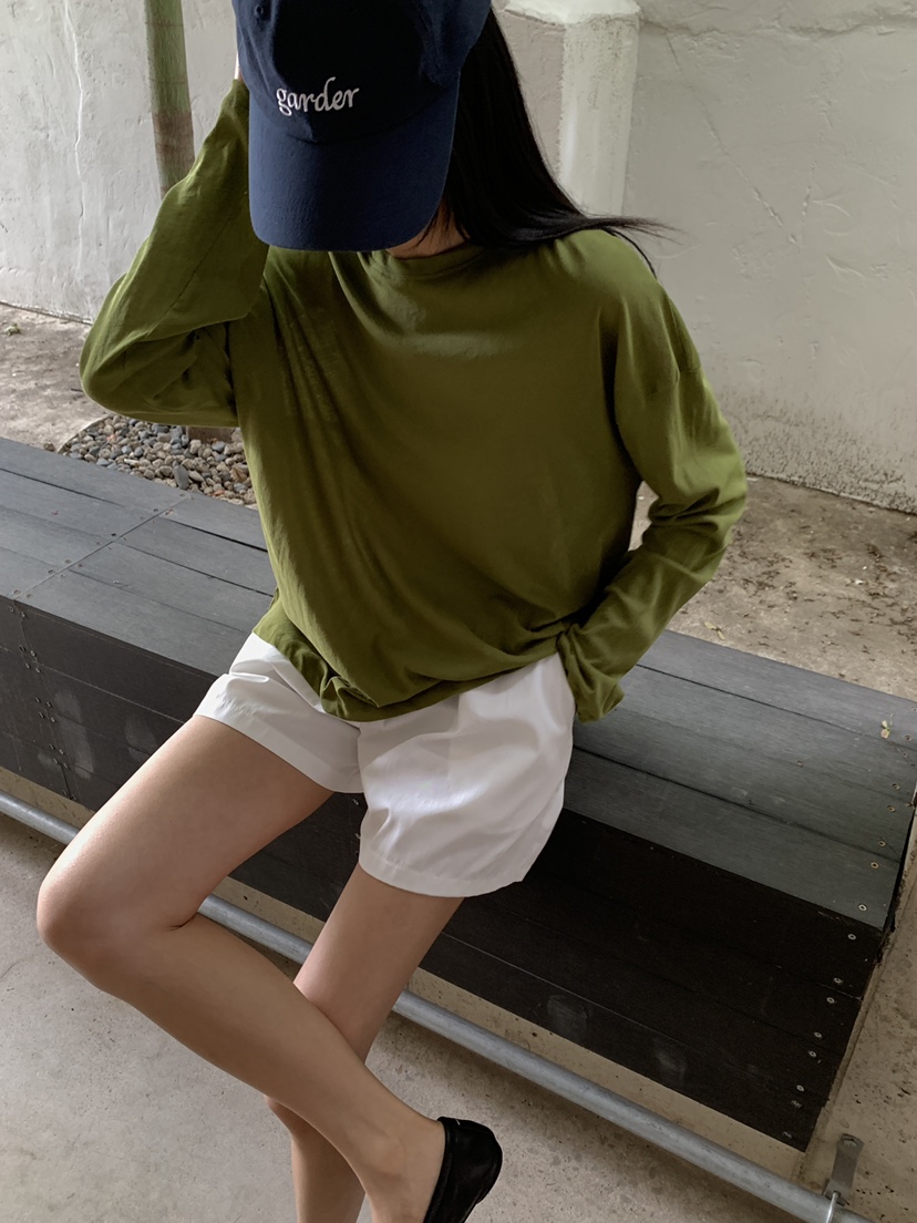 B_GARDER東大門實拍韓國女裝新品熱賣26夏季人氣推薦長袖T恤B.GARDER長袖T恤