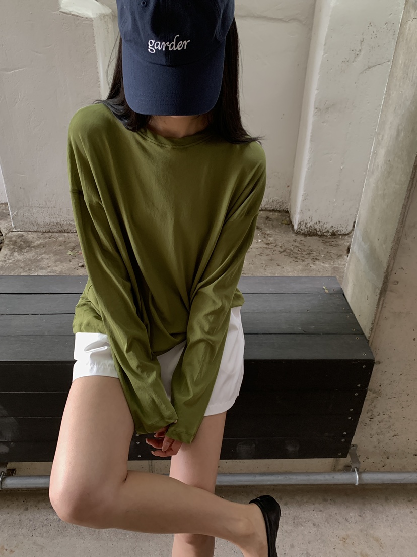 B_GARDER東大門實拍韓國女裝新品熱賣26夏季人氣推薦長袖T恤B.GARDER長袖T恤