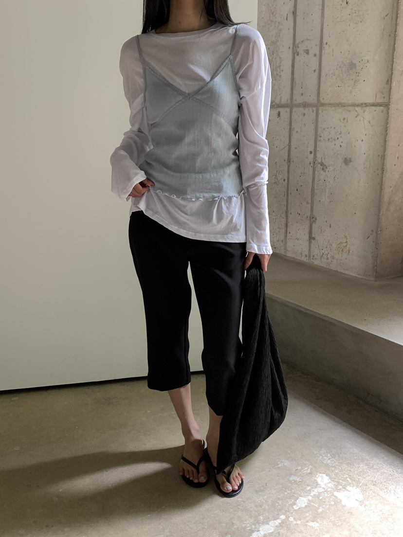 B_GARDER東大門實拍韓國女裝新品熱賣26夏季人氣推薦長袖T恤B.GARDER長袖T恤