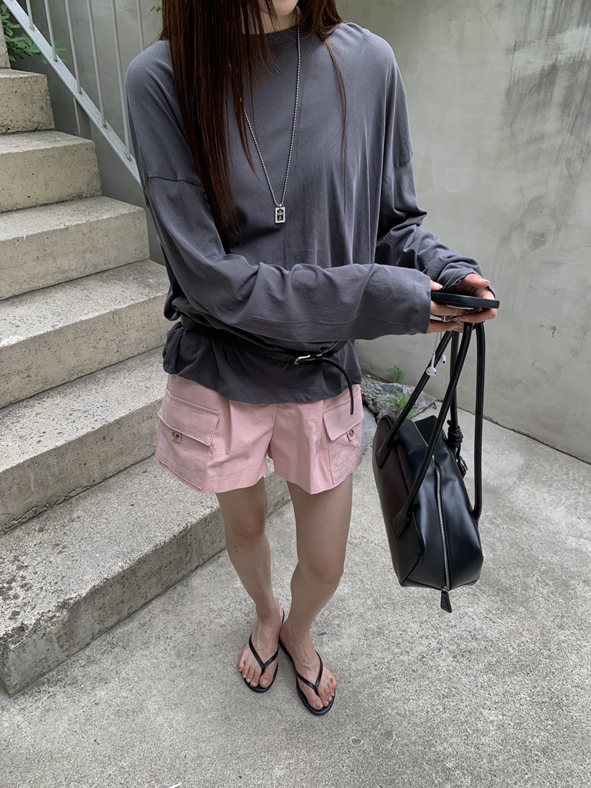 B_GARDER東大門實拍韓國女裝新品熱賣26夏季人氣推薦長袖T恤B.GARDER長袖T恤圖色2