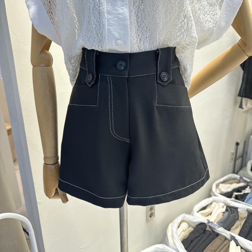 BOLD韓國代購女裝新品推薦熱賣26夏季休閑時尚人氣短褲BOLD短褲圖色2