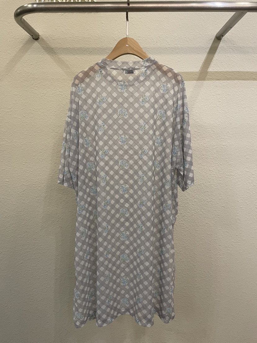 JUPITER韓國直郵女裝新款熱賣時尚26夏季襯衫蕾絲衫網眼格子JUPITER襯衫/蕾絲衫