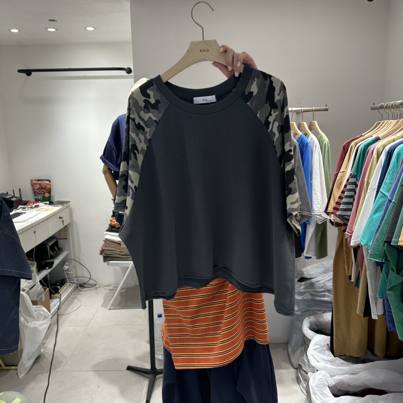 IN KIRA韓國直郵女士新品熱賣人氣推薦時尚休閑26夏季T恤IN KIRAT恤圖色3