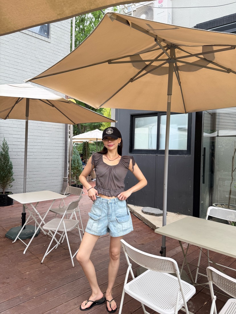 LUMIPLE韓國東大門直郵女裝新品26夏季人氣推薦時尚熱賣短褲LUMIPLE短褲