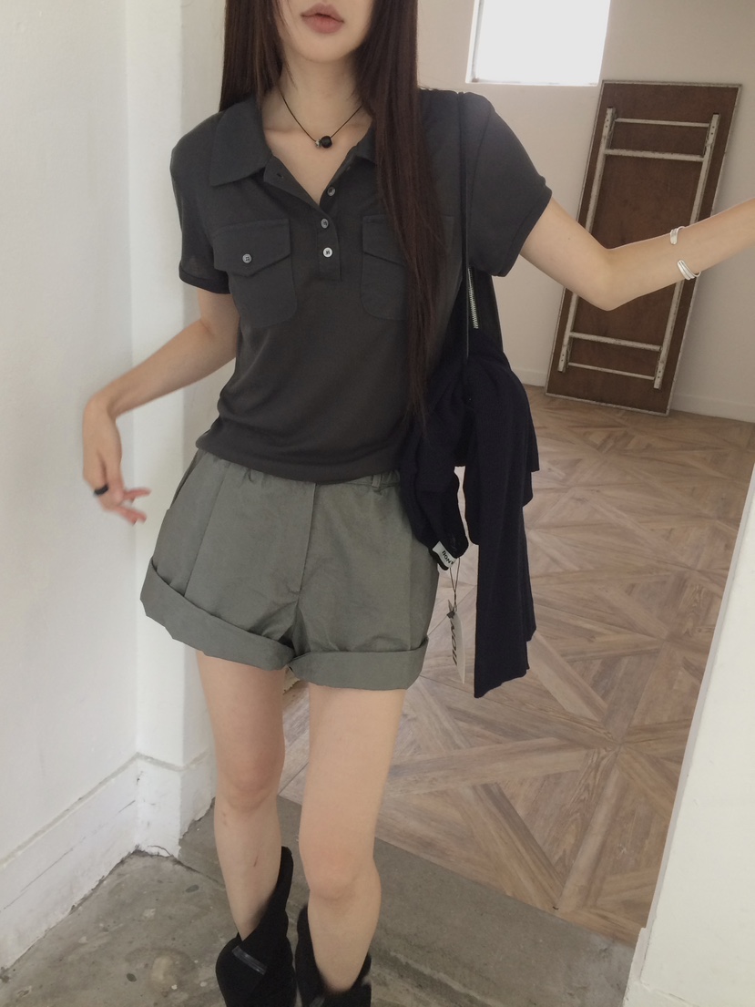 ANOU韓國直郵實拍女士新款休閑熱賣人氣時尚推薦26夏季短褲ANOU短褲