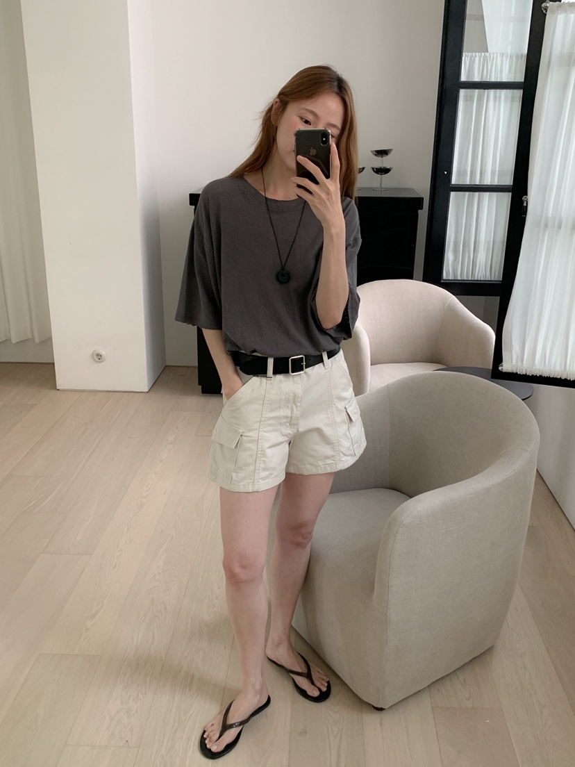 LONG PEAK韓國東大門直郵女裝新款26夏季時尚休閑T恤亞麻布LONG PEAKT恤