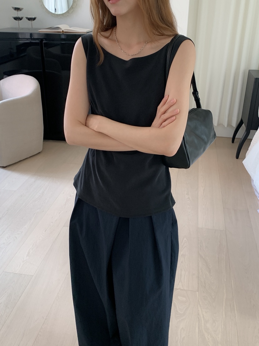 LONG PEAK韓國直郵女裝新品人氣26夏季吊帶背心莫代爾無袖LONG PEAK吊帶/背心