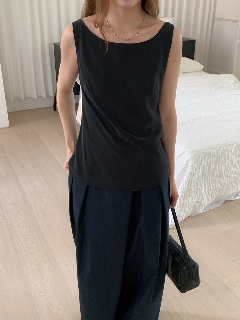 LONG PEAK韓國直郵女裝新品人氣26夏季吊帶背心莫代爾無袖LONG PEAK吊帶/背心