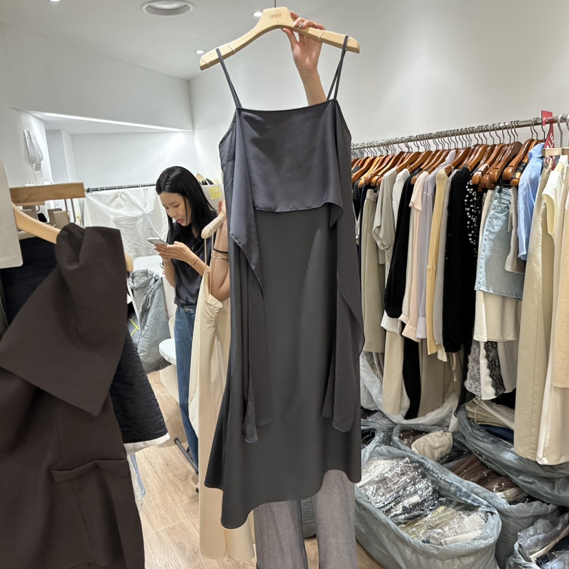 LEWIN韓國東大門直郵女裝新款人氣時尚休閑推薦連衣裙OPSLEWIN連衣裙圖色2