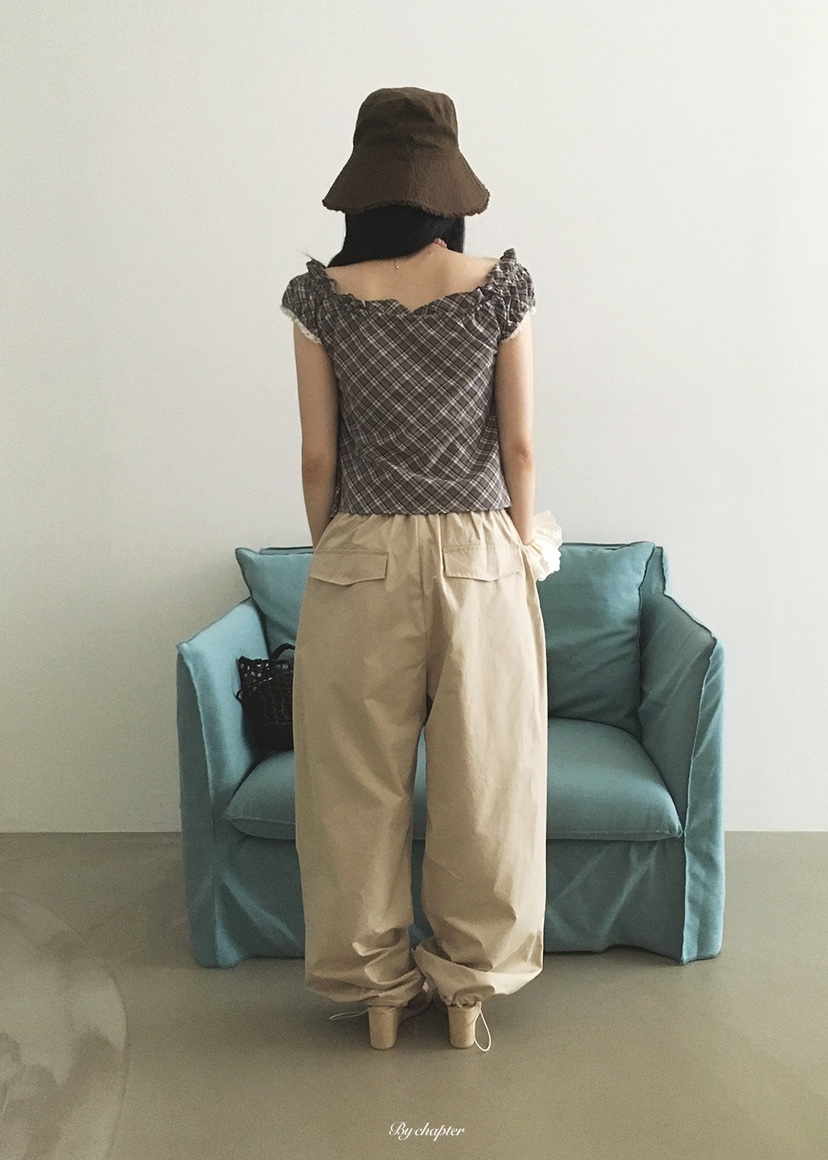 BY CHAPTER韓國直郵實拍女裝新品26夏季熱賣推薦時尚休閑褲BY Chapter休閑褲