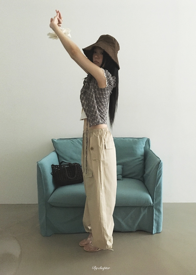 BY CHAPTER韓國直郵實拍女裝新品26夏季熱賣推薦時尚休閑褲BY Chapter休閑褲