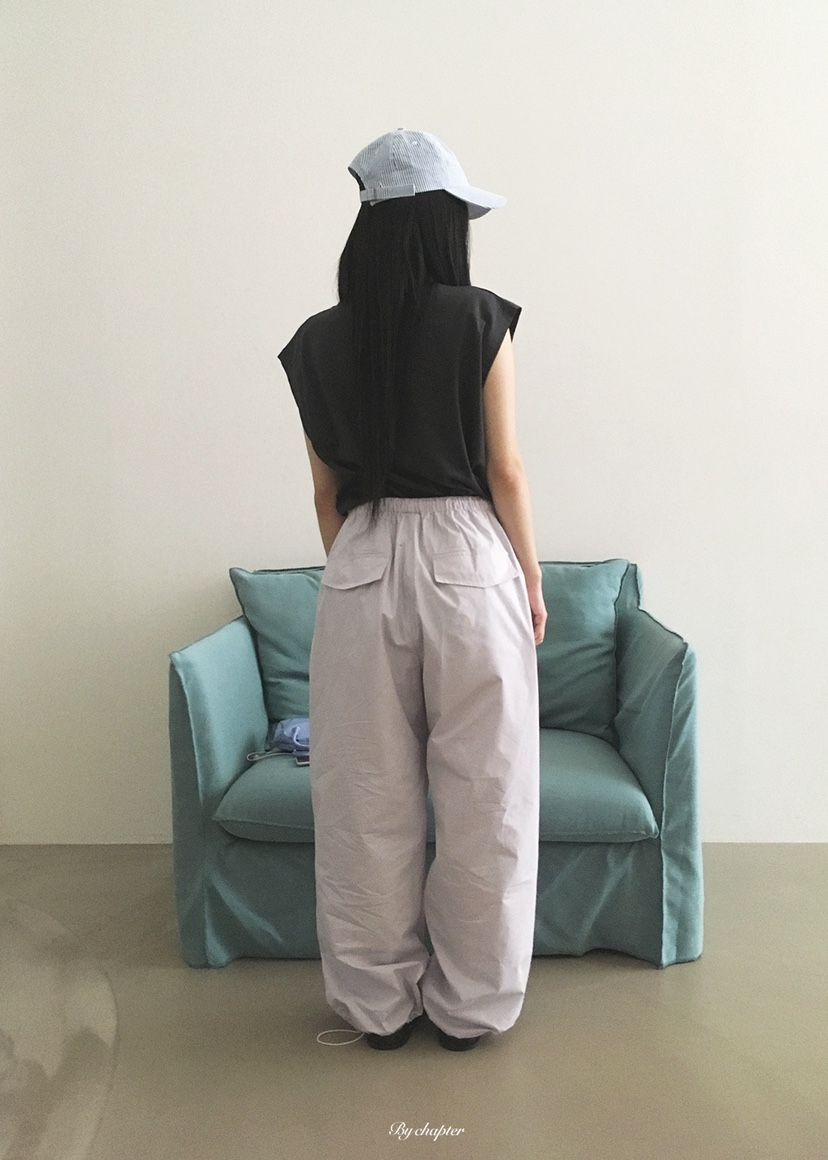 BY CHAPTER韓國直郵實拍女裝新品26夏季熱賣推薦時尚休閑褲BY Chapter休閑褲