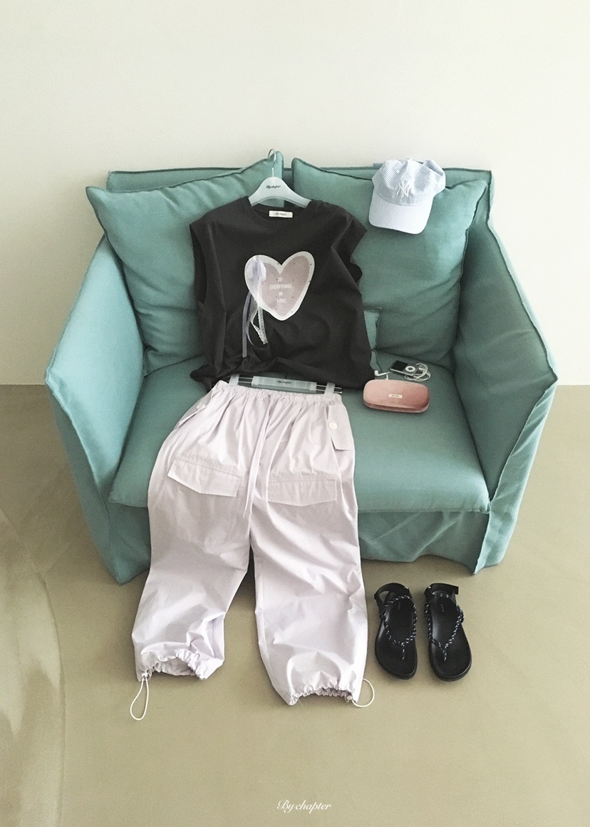 BY CHAPTER韓國直郵實拍女裝新品26夏季熱賣推薦時尚休閑褲BY Chapter休閑褲