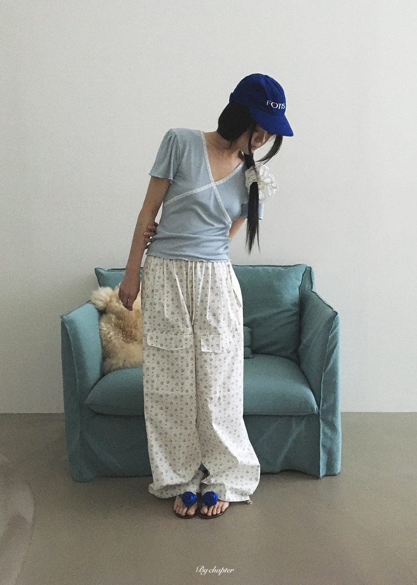 BY CHAPTER韓國直郵實拍女裝新品26夏季熱賣推薦時尚休閑褲BY Chapter休閑褲
