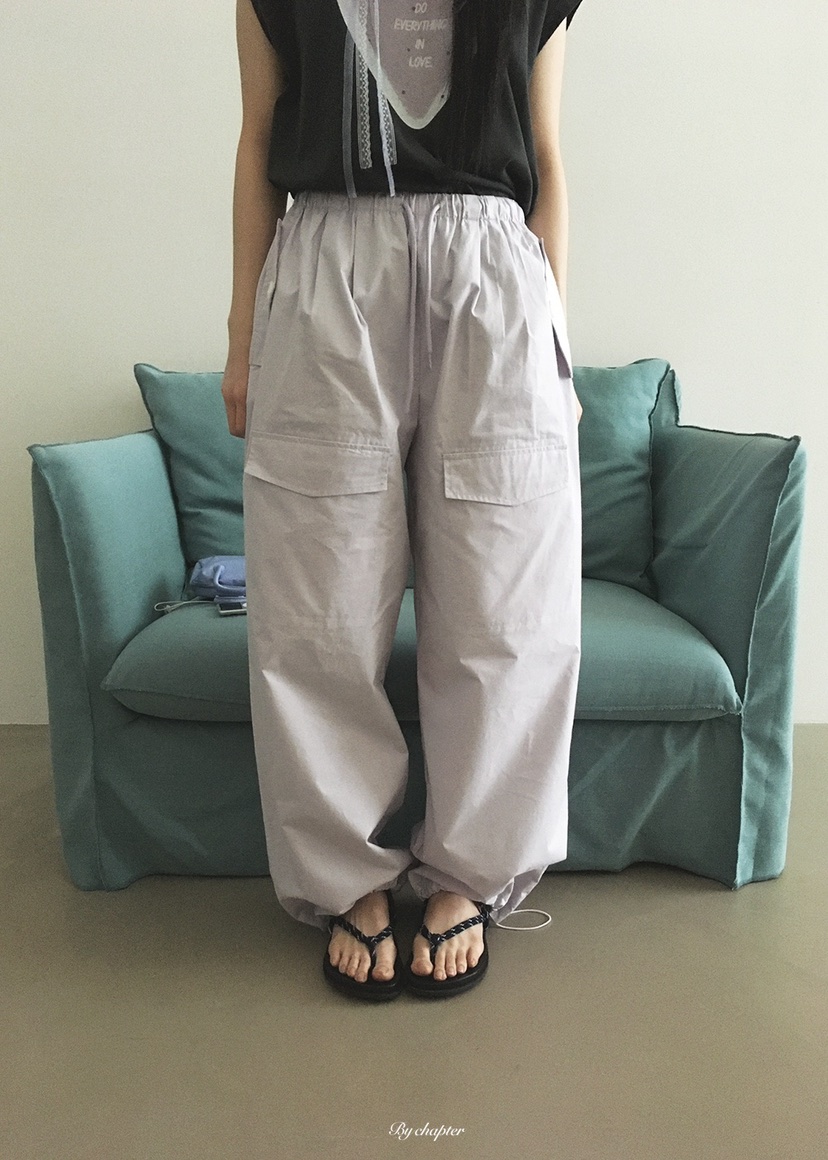 BY CHAPTER韓國直郵實拍女裝新品26夏季熱賣推薦時尚休閑褲BY Chapter休閑褲圖色2實際價格56000