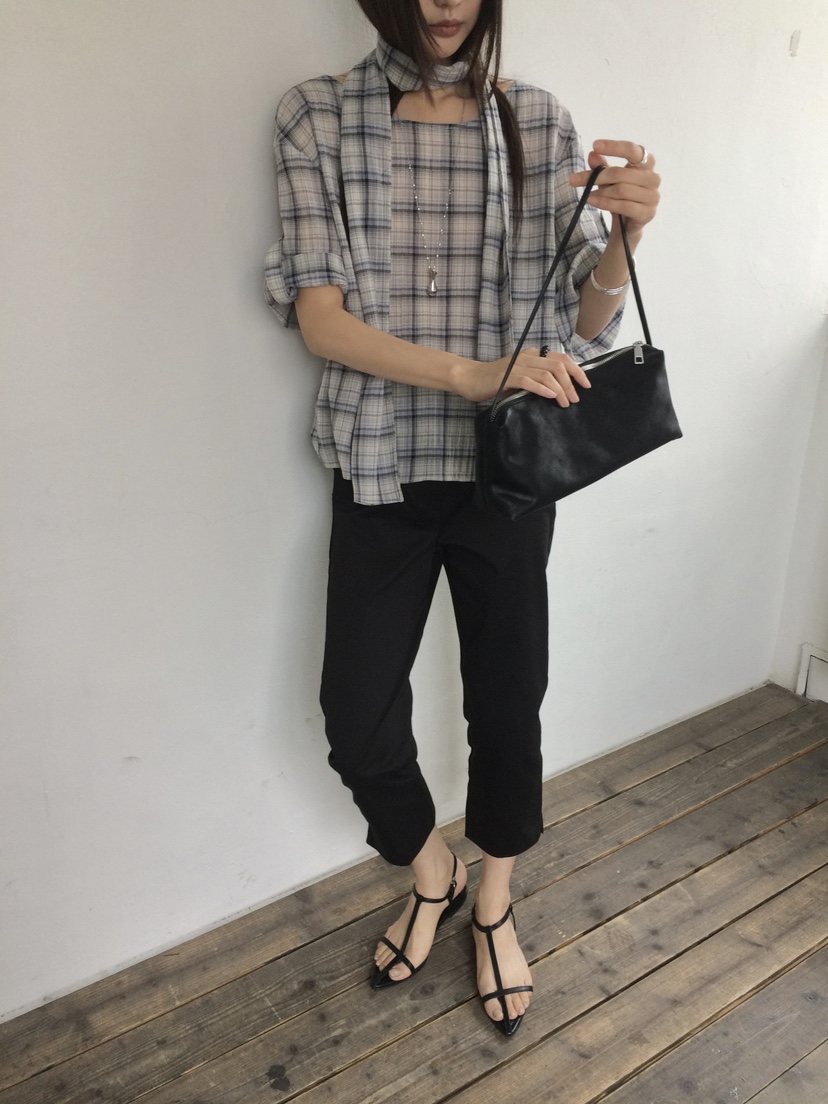 ANOU韓國東大門直郵女士新款人氣26夏季襯衫蕾絲衫含圍巾ANOU襯衫/蕾絲衫