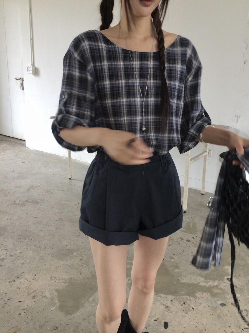 ANOU韓國東大門直郵女士新款人氣26夏季襯衫蕾絲衫含圍巾ANOU襯衫/蕾絲衫