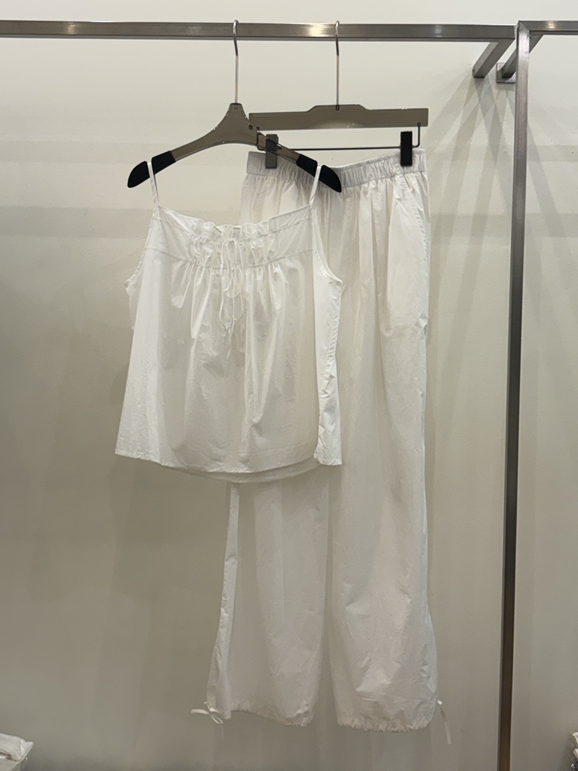 CICI韓國直郵實拍女士新品26夏季熱賣休閑時尚休閑褲羅紋Ci Ci休閑褲