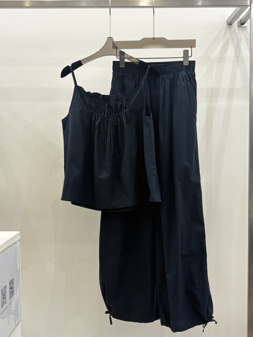 CICI韓國直郵實拍女士新品26夏季熱賣休閑時尚休閑褲羅紋Ci Ci休閑褲