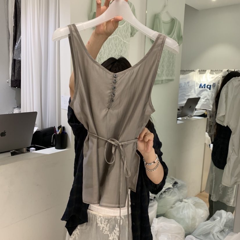 AUBE韓國直郵女裝新品時尚休閑人氣推薦熱賣26夏季吊帶背心AUBE吊帶/背心圖色1